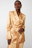 Collectors Club Fluid Double Breated Blazer~
