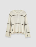 Joseph Crew NK LS Grid Co Silk