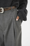 Gestuz Broek GZPaula Melange MW Wide Pants NOOS
