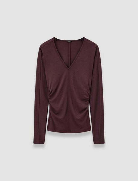 Joseph Trui Top V Nk Ls Wool Jersey