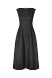 Stine Goya Jurk Sleeveless Boatneck Midi Dress