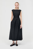 Stine Goya Jurk Sleeveless Boatneck Midi Dress