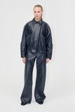 Stine Goya Vest Faux Leather Biker Jacket