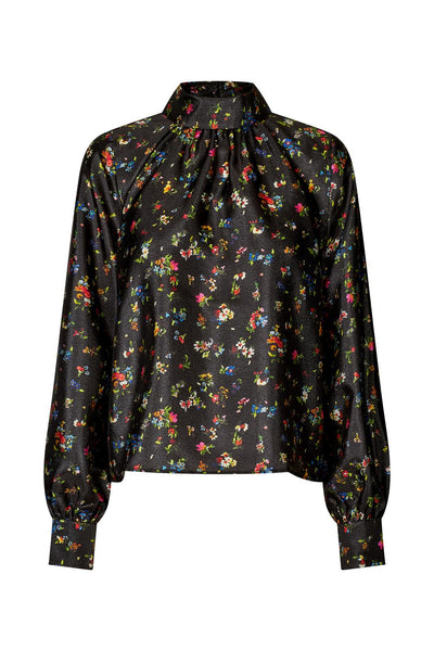 Stine Goya Blouse Gathered Long Sleeve Top