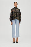 Stine Goya Blouse Gathered Long Sleeve Top