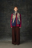 Wolvis Sjaal Aurata Maxi Indigo