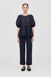Stine Goya Broek Elasticated Waistband Cropped Pants