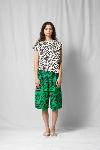 Stef Series Top Bea Top White Zebra