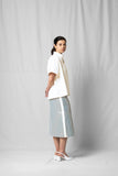 Stef Series Rok Asil Skirt Shiny Denim