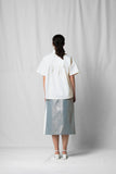 Stef Series Rok Asil Skirt Shiny Denim
