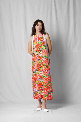Stef Series Jurk Bab Dress Pink Flowers