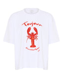 La Rouge T-Shirt w. Lobster Print