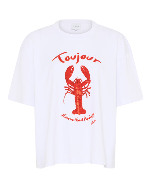 La Rouge T-Shirt w. Lobster Print