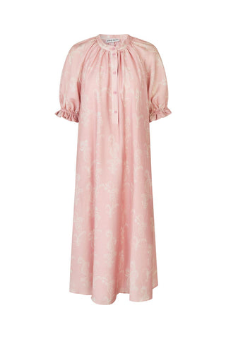 Stine Goya Jurk Flat Tencel, Front Placket Long Dress