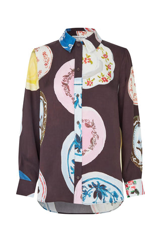 Stine Goya Blouse Dry Viscose, Long Sleeve Shirt