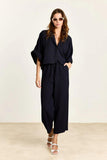 Studio Clique Broek Pommeline relaxed cropped trousers with drawstring