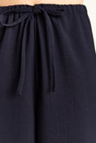 Studio Clique Broek Pommeline relaxed cropped trousers with drawstring