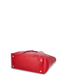 Kaai Handtas Mini Horizon Eel Print Samba Red