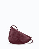 Kaai Handtas Rebel Crossbody Soft Croco Merlot
