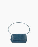 Kaai Handtas Ikon Eel Print Deep Teal