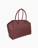 Kaai Handtas Voyager Big Grain Dark Burgundy