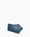 Kaai Handtas Mini Voyager Eel Printed Deep Teal