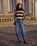 La Rouge Trui Julie Striped Knit