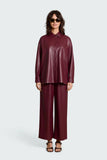 Studio Clique Broek Sigrid Cropped Straight Leg Trousers with Drawstring