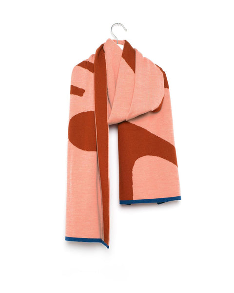 Wolvis Sjaal Semicolon Maxi Peach