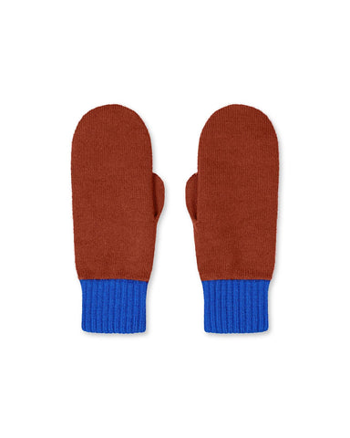 Wolvis Wanten Mittens Burnt Orange