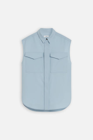 Closed Sleeveless Shirt